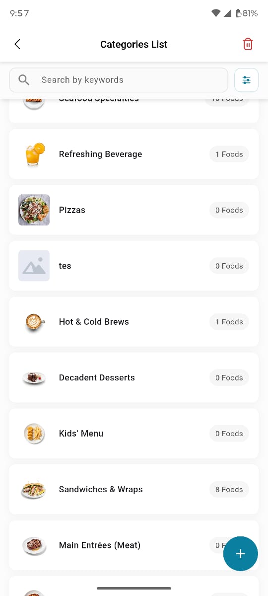Admin app &mdash; Categories