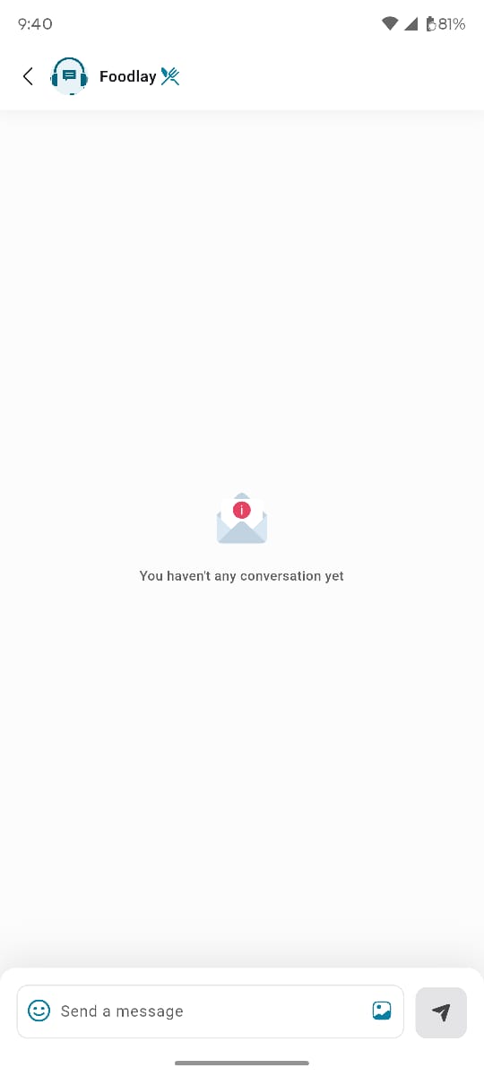Deliveryman app — Chat